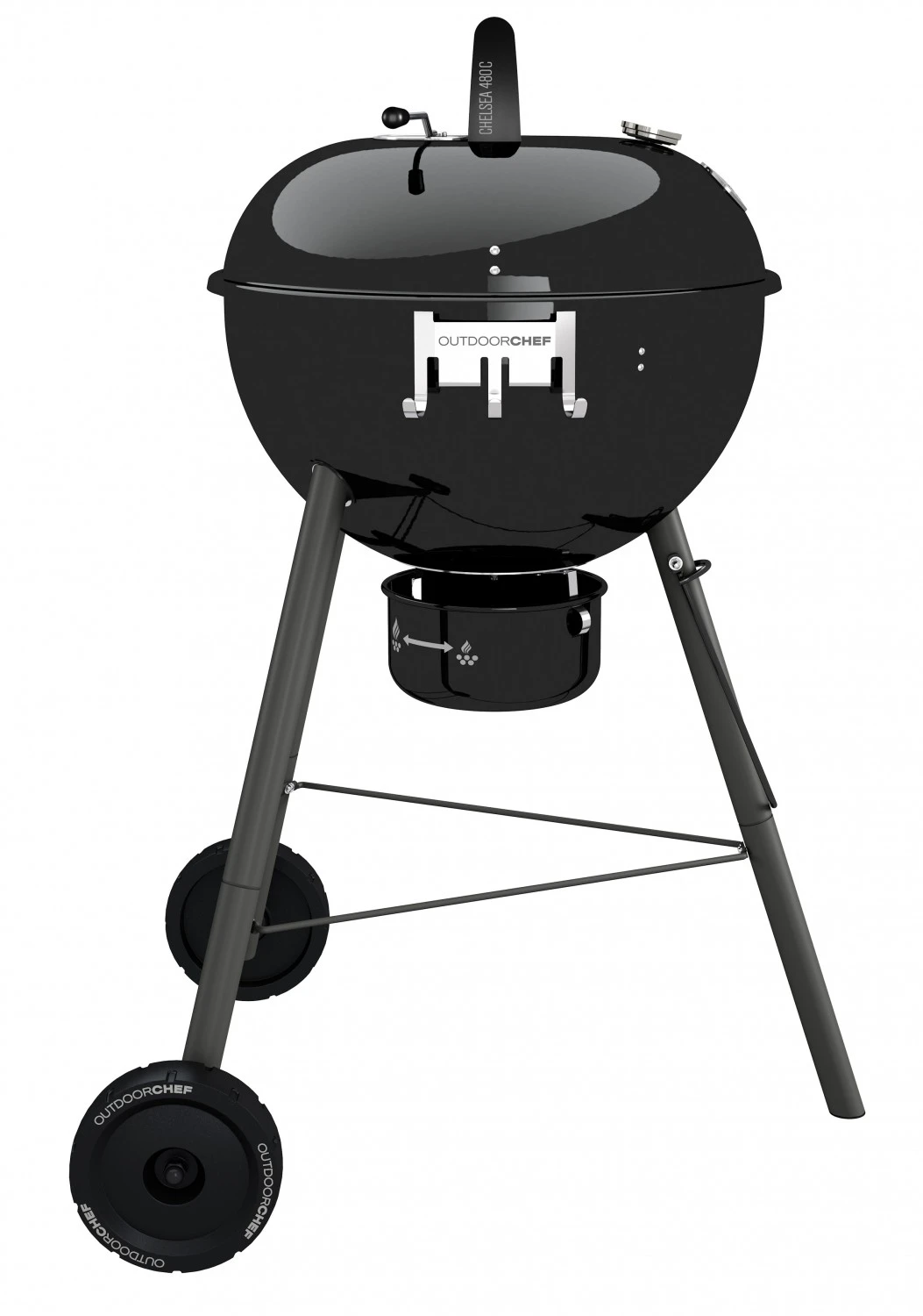 Outdoorchef Holzkohle Kugelgrill Chelsea 480 C Schwarz 3 Outdoorchef Holzkohle Kugelgrill Chelsea 480 C Schwarz