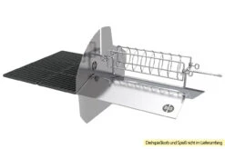 Outdoorchef Dualchef S 425 G Edelstahl Gasgrill Mit Seitenkocher + BLAZING ZONE Infrarotbrenner -Günstiges Outdoorchef Geschäft Outdoorchef Dualchef Heat Diffuser Drehspiess