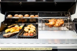 Outdoorchef Dualchef S 425 G Edelstahl Gasgrill Mit Seitenkocher -Günstiges Outdoorchef Geschäft Outdoorchef Dualchef S 425 G Zone Divider Drehspiess 1