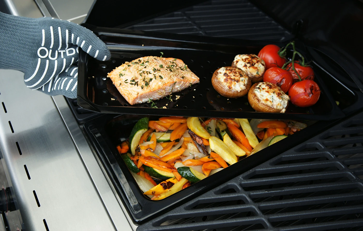 Outdoorchef DGS Kochset Für Dualchef Gasgrills / 2-teilig 3 Outdoorchef DGS Kochset Für Dualchef Gasgrills / 2-teilig