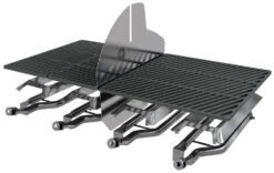 Outdoorchef Dualchef S 425 G Edelstahl Gasgrill Mit Seitenkocher + Blazing Zone Infrarotbrenner + DGS Gusseisen Grillrost 2 Stk. + DGS Gemüse Grillrost 2 Stk. -Günstiges Outdoorchef Geschäft outdoorchef dualchef dual gourmet system 3