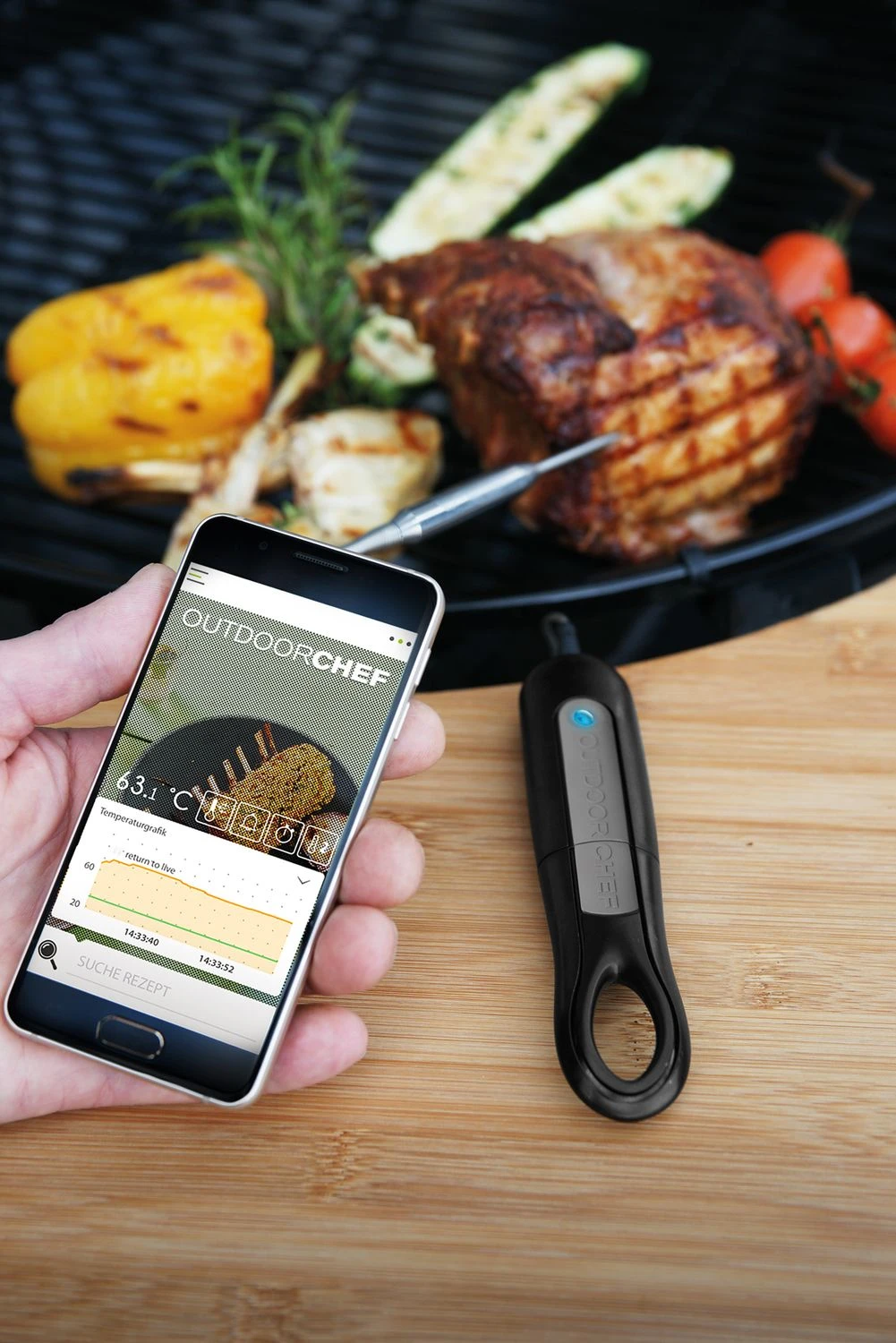 Outdoorchef Gourmet Check Dual BT Bluetooth Grillthermometer 3 Outdoorchef Gourmet Check Dual BT Bluetooth Grillthermometer